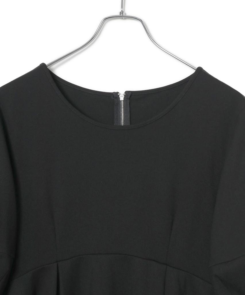 Tunic Blouse with Back Zipper [BIS] Women's Off-the-Shoulder (15)