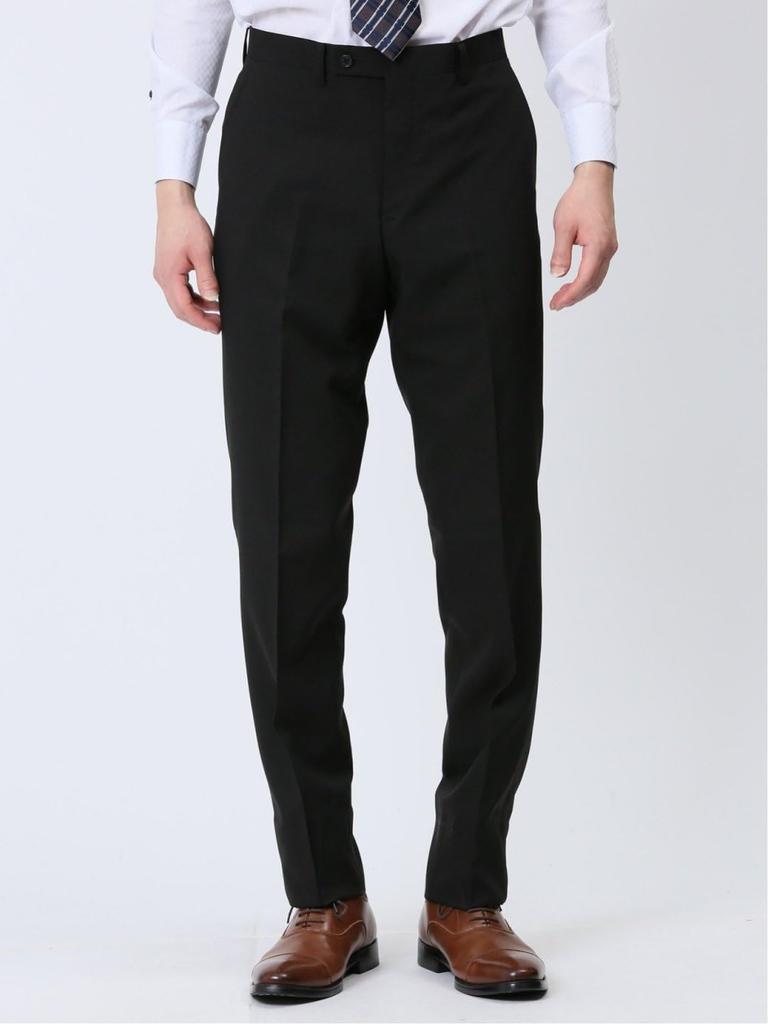 Takakyu Stretch Washable Suit and Pants Regular Product 110011803125433050046 Men's Set, Fit, 2-Button, 2-Pant Suit, Black, Number