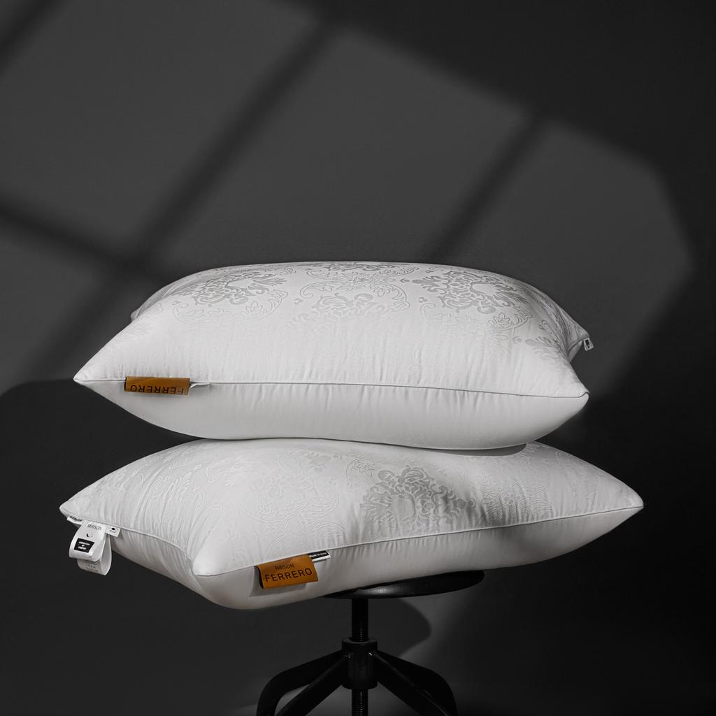 Polyester (Anti-Allergen) Pillow White №15-29 100% cotton, 100% polyester filling. Medium.