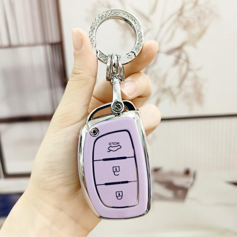 Cartoon Key Cover for Hyundai Models: Ix25, Mistra, Ix35, Elantra, Lingdong, Verna