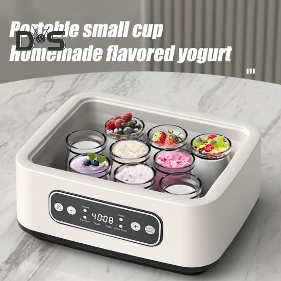 Macchina elettrica multifunzione per probiotici, grande capacità, temperatura costante regolabile, display digitale, yogurt fatto in casa