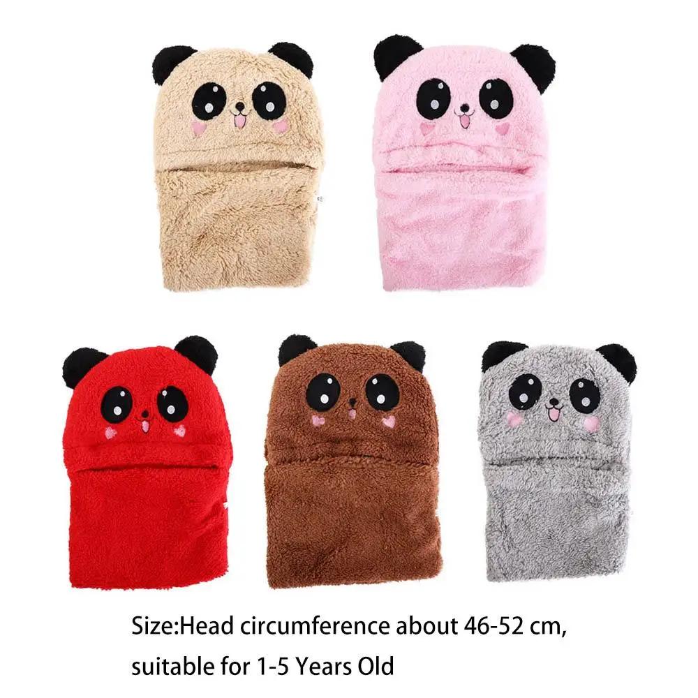 Hot Sell Autumn And Winter Warm Children's Hats And Neck Gaiter Set Rabbit Hat Girls' Fleece Hat