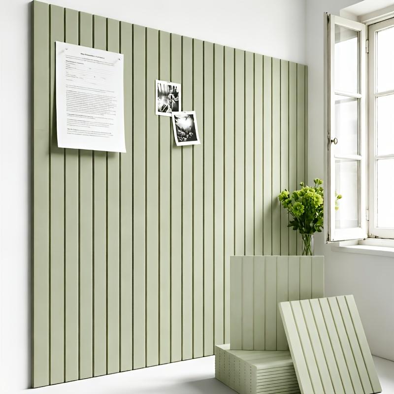 6 Pcs Polyester Fiber Vertical Soundproof Panels, 11.81 X 11.81 X 0.35 in, High Density Wall Decor for Home Office Cinema Studio