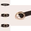 Sweet Womens Faux Leather Belt With Pattern And Alloy Buckle For Casual Wear