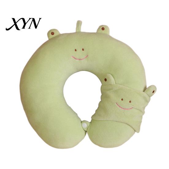 Travel Pillow with Eye Mask 1 Set U-Shaped Mask, Neck Support Pillow, Cute Animal Soft U-shaped Design, for Road Trip Flight Pain Relief