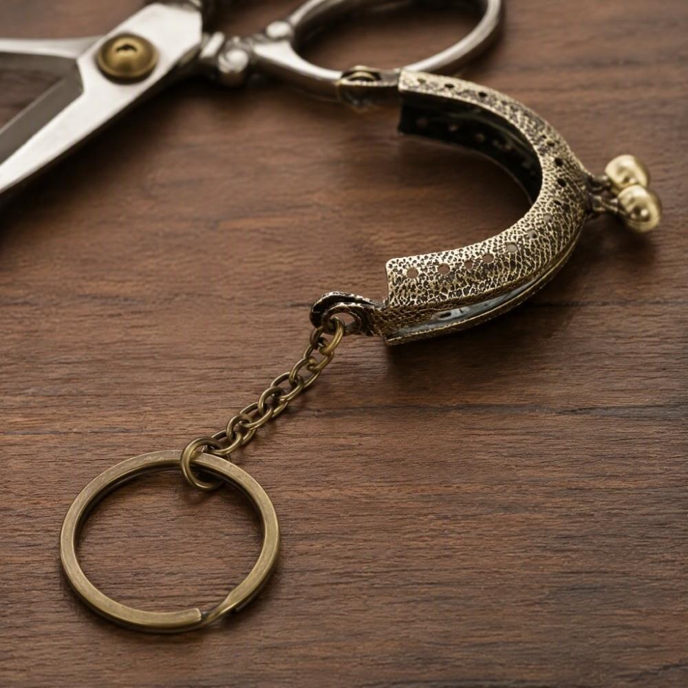10pcs Semicircle Shape Purse Frame Clasp Metal DIY Purse Frame Kiss Clasp Lock For Purse Making
