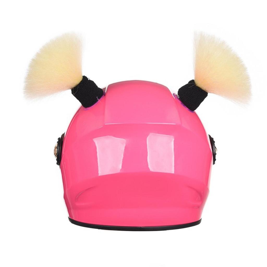 Motorcycle Ski Helmet Pigtails Braids with Suction Cup for Motorcycle Used for