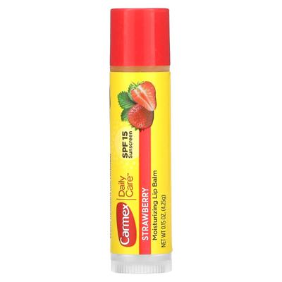 Daily Care, feuchtigkeitsspendender Lippenbalsam, Erdbeere, LSF 15, 4,25 g (0,15 Unzen)