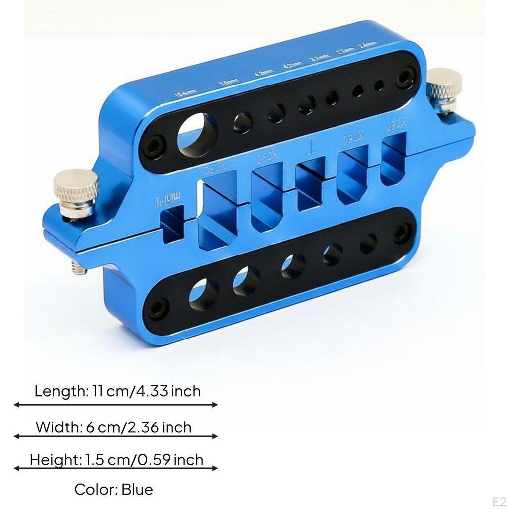 XT60 Soldering Jig VariousSize Slots XT90 Connector Holder Precision Cut RC Plug Stand for