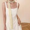 Boutique design spring new niche sexy hollow knitted scarf neckband fashionable decoration versatile and attractive