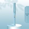 Refillable Ergonomic Fountain Pen for Students - Transparent Colored Plastic Design