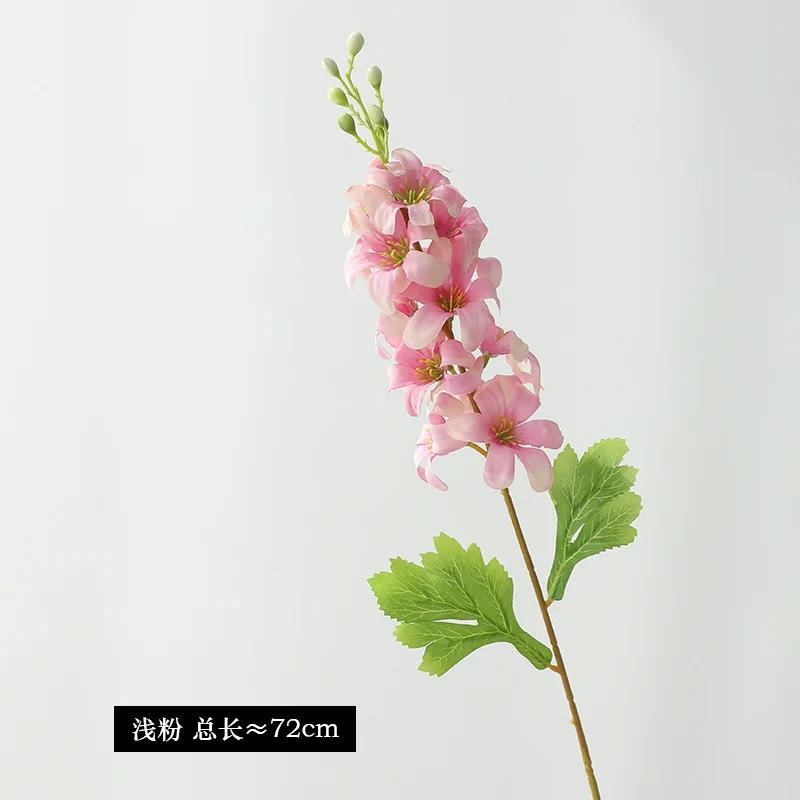 10Pc/lot Artificial Silk Flower Hyacinth Wedding Decor Fake Delphinium Flowers Home Room Decoration Ornaments Party Table Floral
