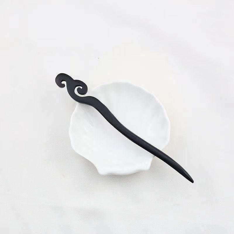 Antique-Style Wooden Hairpins: Chinese Qipao & Hanfu Headdress Accessories, Handmade for Hair Styling