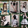 BeLoved Maid Costume with Full Set Little Plus Perfect for Cultural School Con Maid and Cosplay Halloween and Popular Babydoll Cosplay Tights, (Sizes