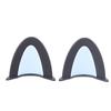 2pcs Motorcycle Helmet Cat Ears Cute Electric Car Motocross Stickers Driving Styling Universal Helmet Decoration Accessories