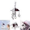 Infant Black And White Rattle Bell Wind Chime Baby Cot Hanging Rotation Bed Bell