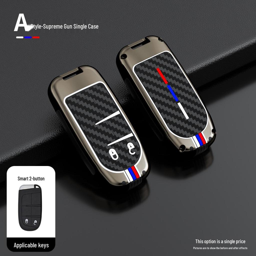 JEEP Jeep Key Case for Compass, Grand Commander, Free Light & Grand Cherokee