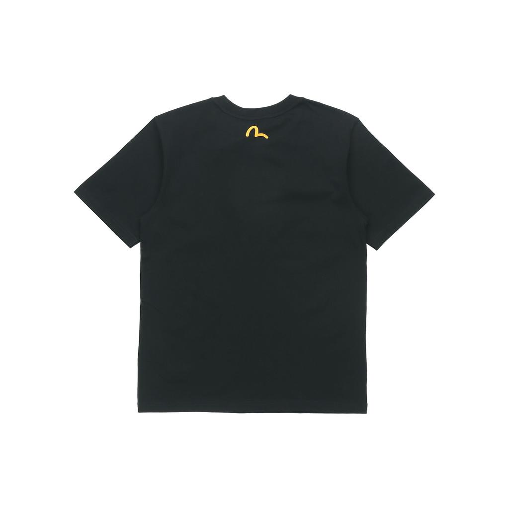 Evisu Buddha Head And Origin Object Print T-Shirt Men Tops Black 2ESHTM1TS621XX