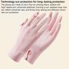 Summer  Sunscreen Gloves For Women Solid Color Uv Protection Ladies Gloves