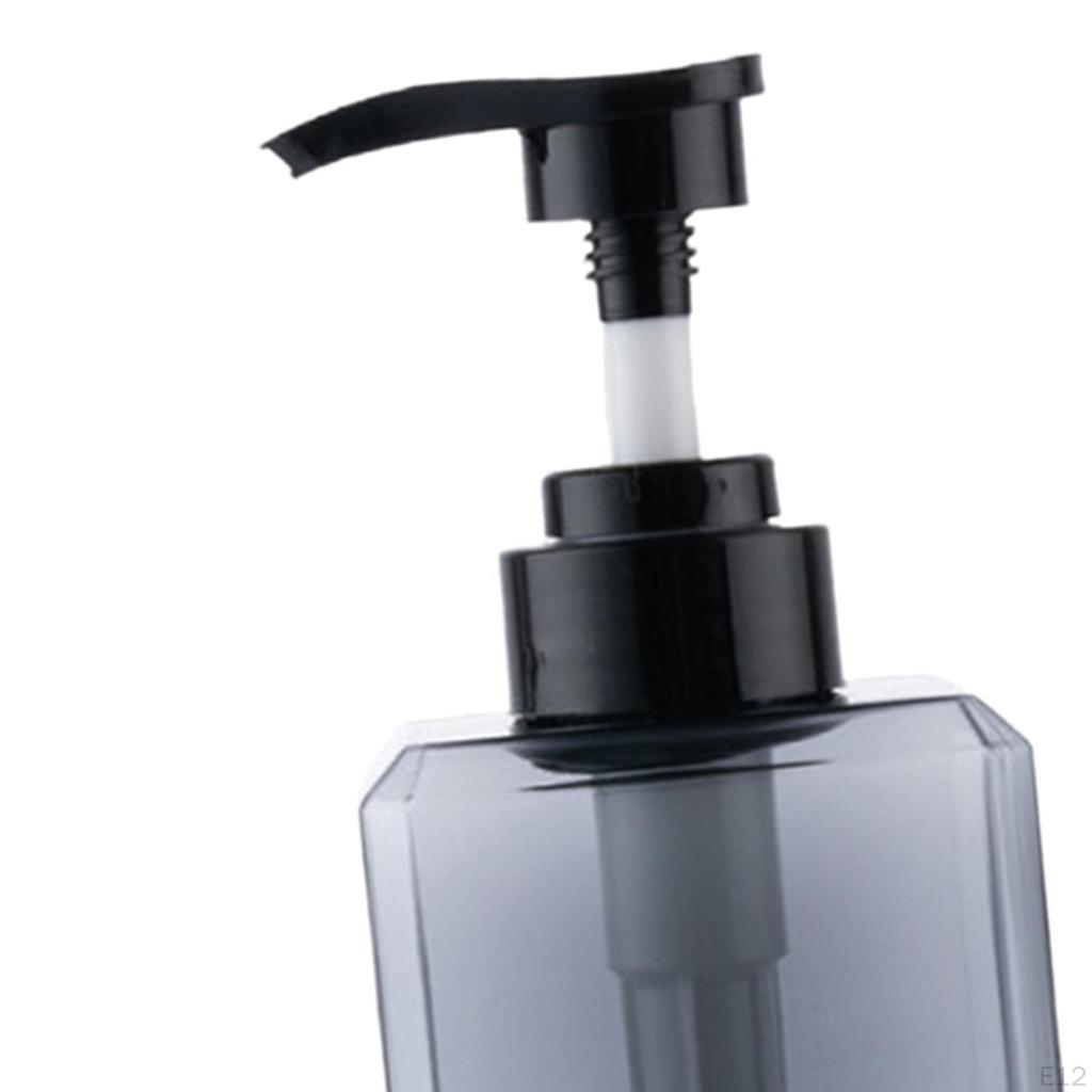 1 Piece Soap Dispenser Bottle Manual Liquid Lotion Reusable Hand Wash Container for Hotel Countertop