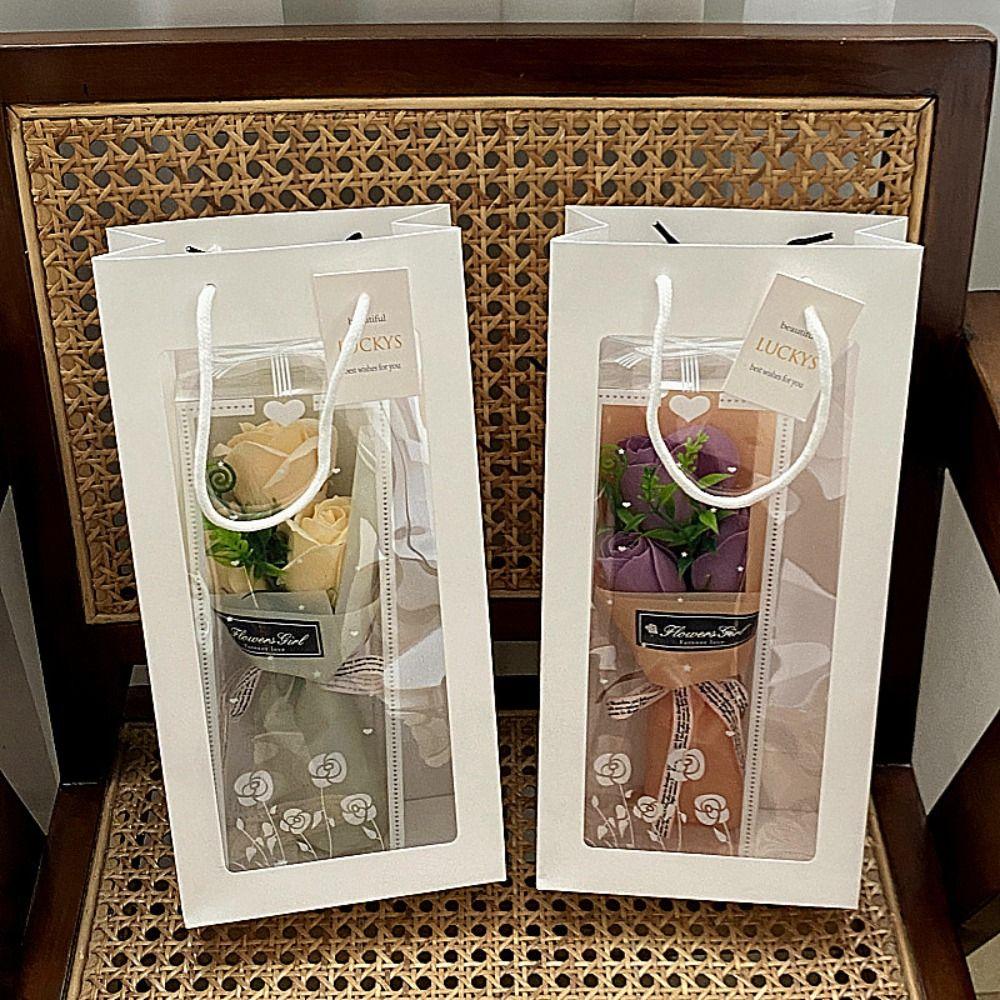 Gift Packing Roses Artificial Flowers No fading Gift Packing Roses Valentine's Day