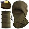Novo Conjunto de Chapéu e Cachecol de Lã Tática Cobertura Térmica para a Cabeça Balaclava Quente de Inverno Máscara Facial Esportes Ciclismo Gorro Protetor de Pescoço