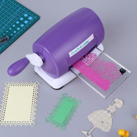 Kunststoff DIY Papierschneide-Prägemaschine Albumkarte Scrapbook Cutter Werkzeug