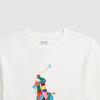 Polo Ralph Lauren T-Shirt Ss24 Large Letter Print Crew Neck Casual Short Sleeve Kids Tops Washed-White CWPOTSHY8020812-100
