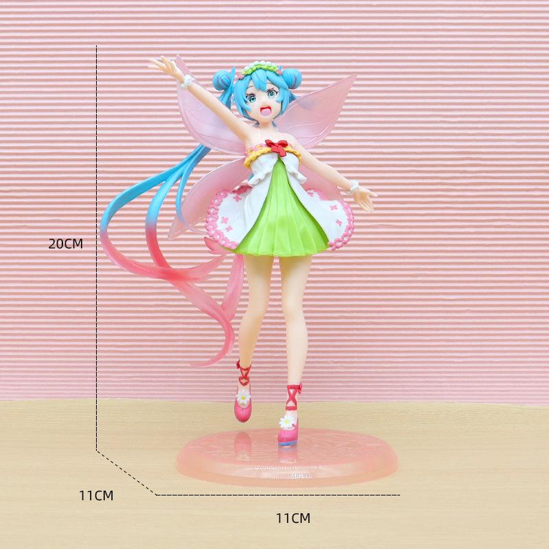 1 Piece Anime Hatsune Miku Action Figure Model Gifts Collectible Figurines for Kids 18-21cm