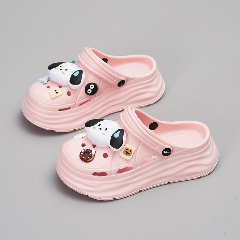 Cartoon soft bottom heightening slippers new