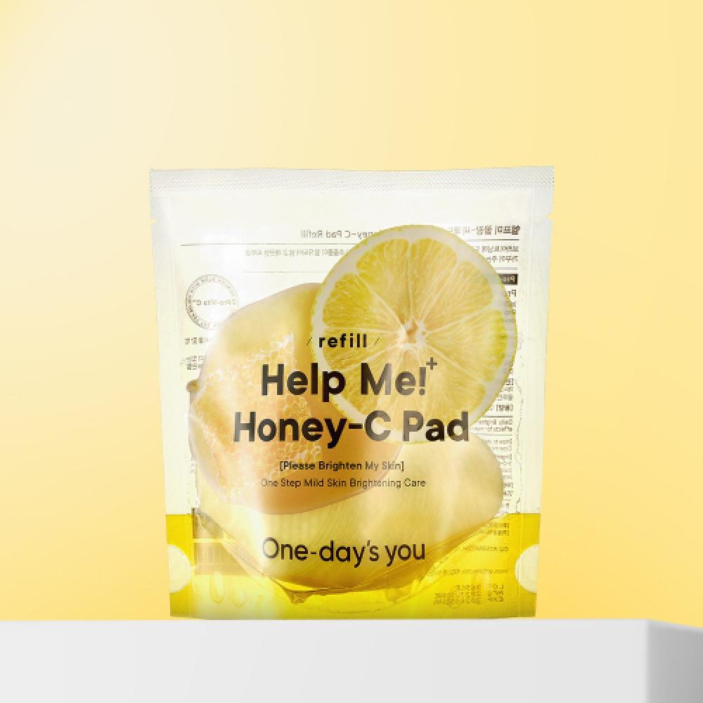 One Days You Осветляющие медовые Glow Pad Сменные блоки 60 шт. Honey Kwang Sea Pad 60 sheets 1 refill