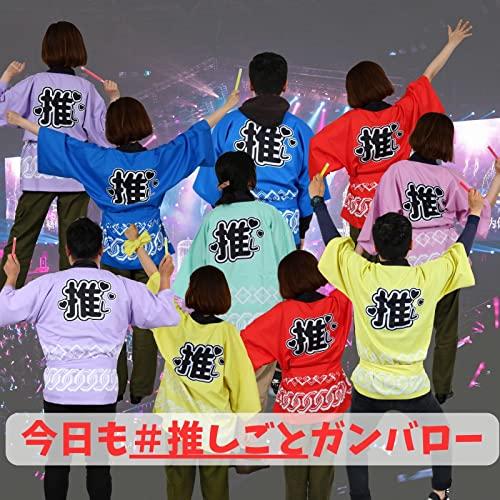Space Hobby Happi Coat for Oshikatsu, Choose Your Color, with Waist Ties, Unisex, Idol Concerts, Fan Meetings, Festivals, Member Colors, Otaku Activit