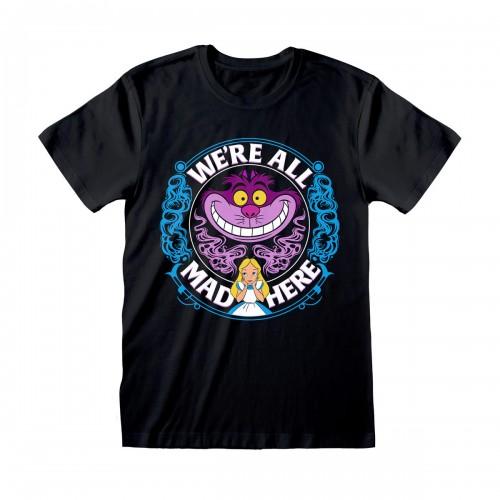 Alice In Wonderland Unisex Adult WeÂ´re All Mad Here T-Shirt
