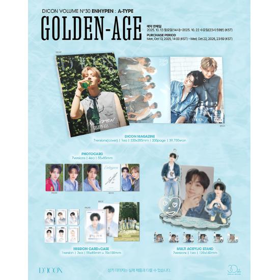 Select POB A Type GOLDEN AGE Ver ENHYPEN DICON VOLUME N 30 ENHYPEN