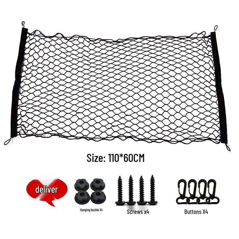 Double-Layer Trunk Storage Mesh Net for Car Luggage