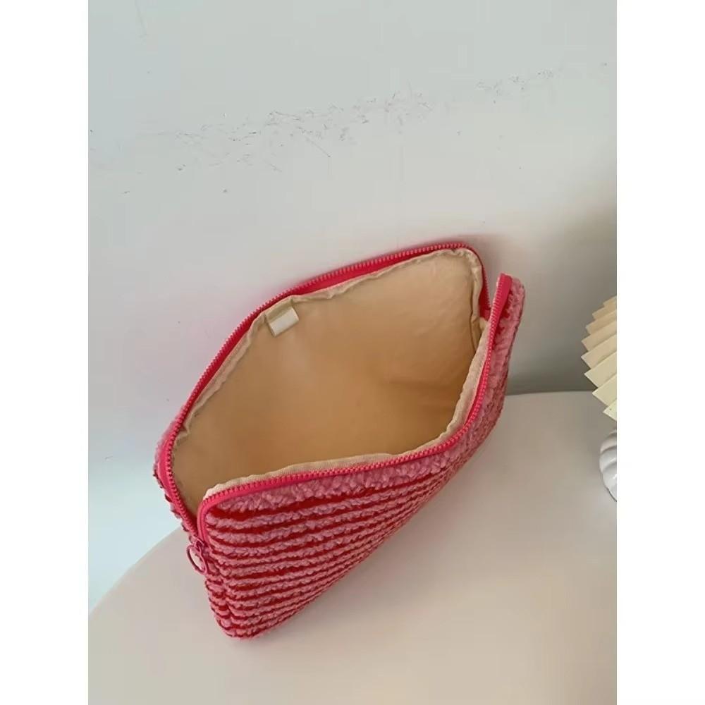 Plush Laptop Bag Color Polka Dot Notebook Cover Universal Tablet Protective Pouch Gift