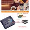 Denial Navy Printed RFID Blocking Leather Wallet for Men