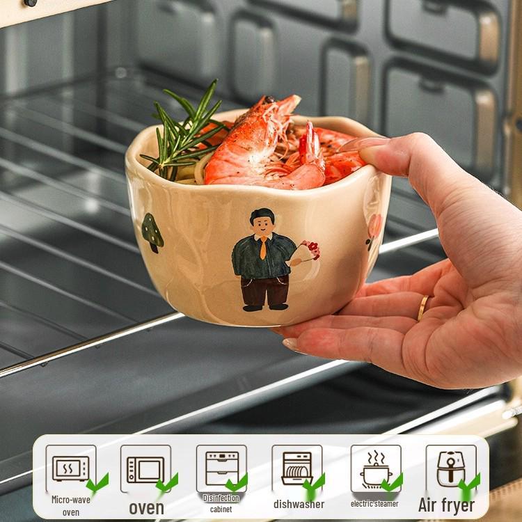 2025 Ceramic Rice Bowl: High-Appearance, Heat-Resistant, Parent-Child Tableware