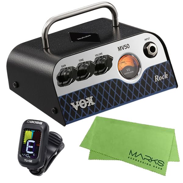 

VOX MV50 Rock [MV50-CR] + BOSS Clip Tuner TU-02 Set [with Marks Cross]