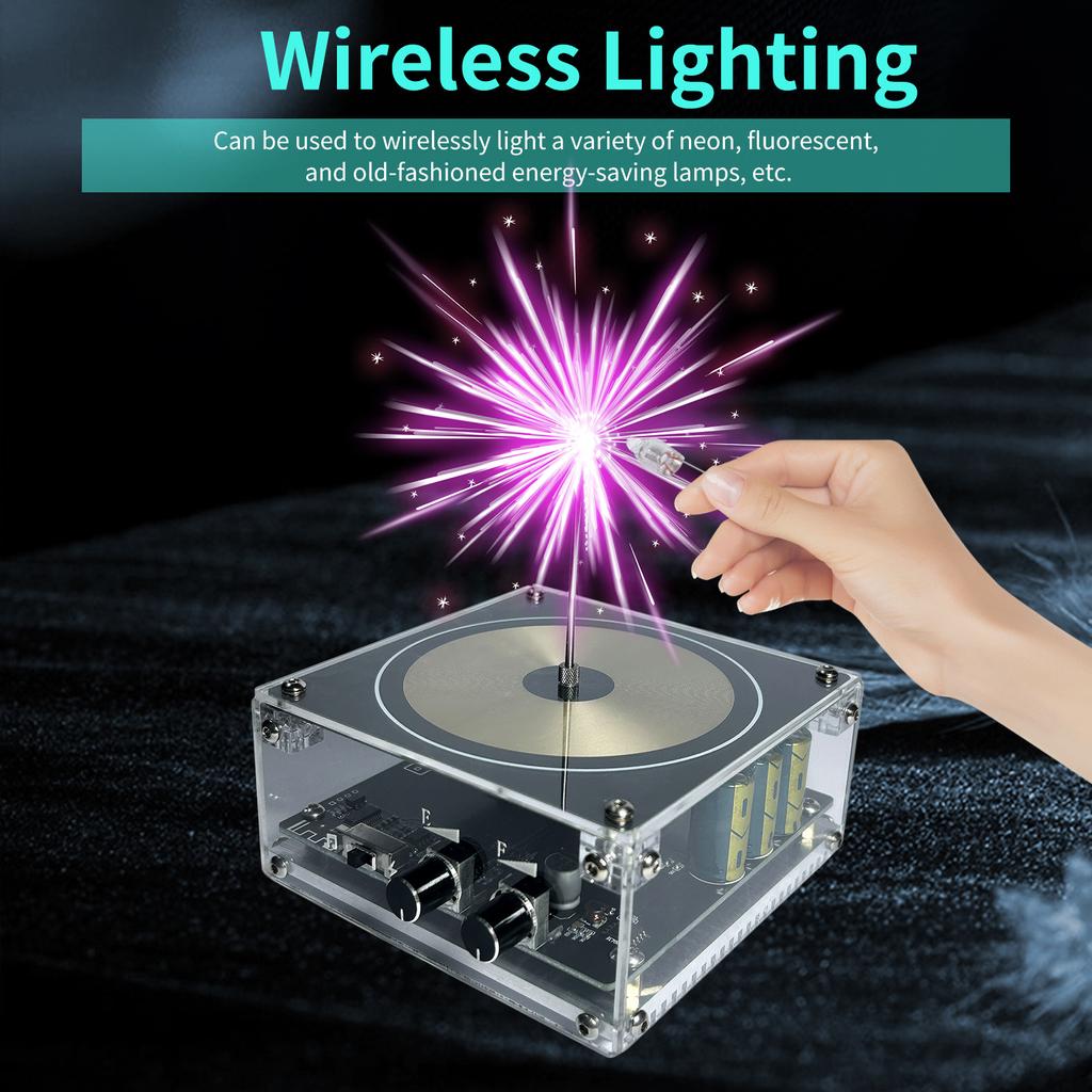 Difuzor cu plasmă cu arc muzical BT Experiment cu transmisie fără fir Model de jucărie pentru birou, care poate fi atins