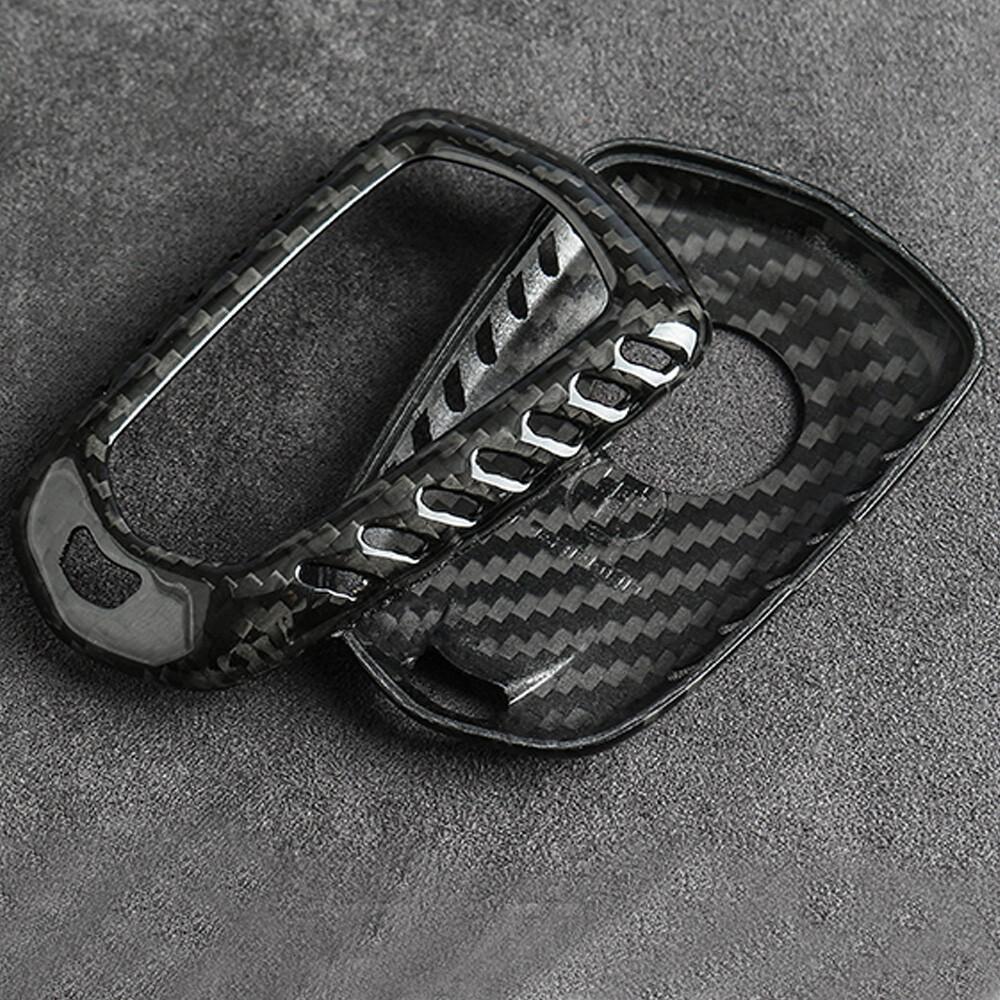 For Carbon Fiber Key Fob Shell Case Cover Fit Cadillac CT6 ATS CTS XTS SRX XT5 2015+