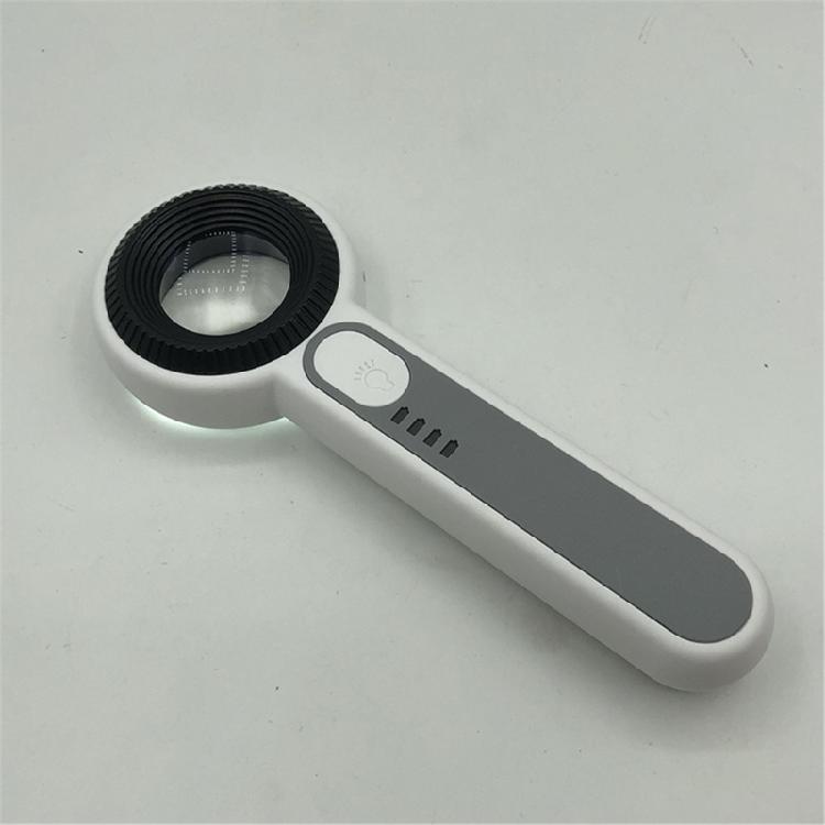 Jewelry Magnifier with High Magnification and Rechargeable Feature Magnifying Glass for Professional Gems Inspection