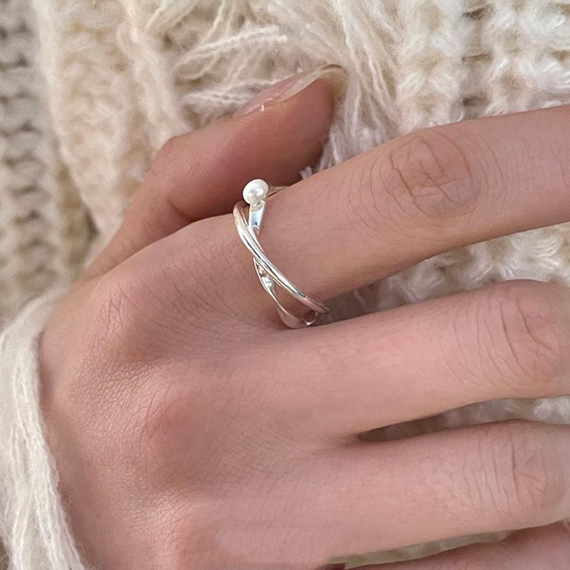 2023 Spring Chic Collection Copper Ring With Adjustable Design And Freshwater Pearl
