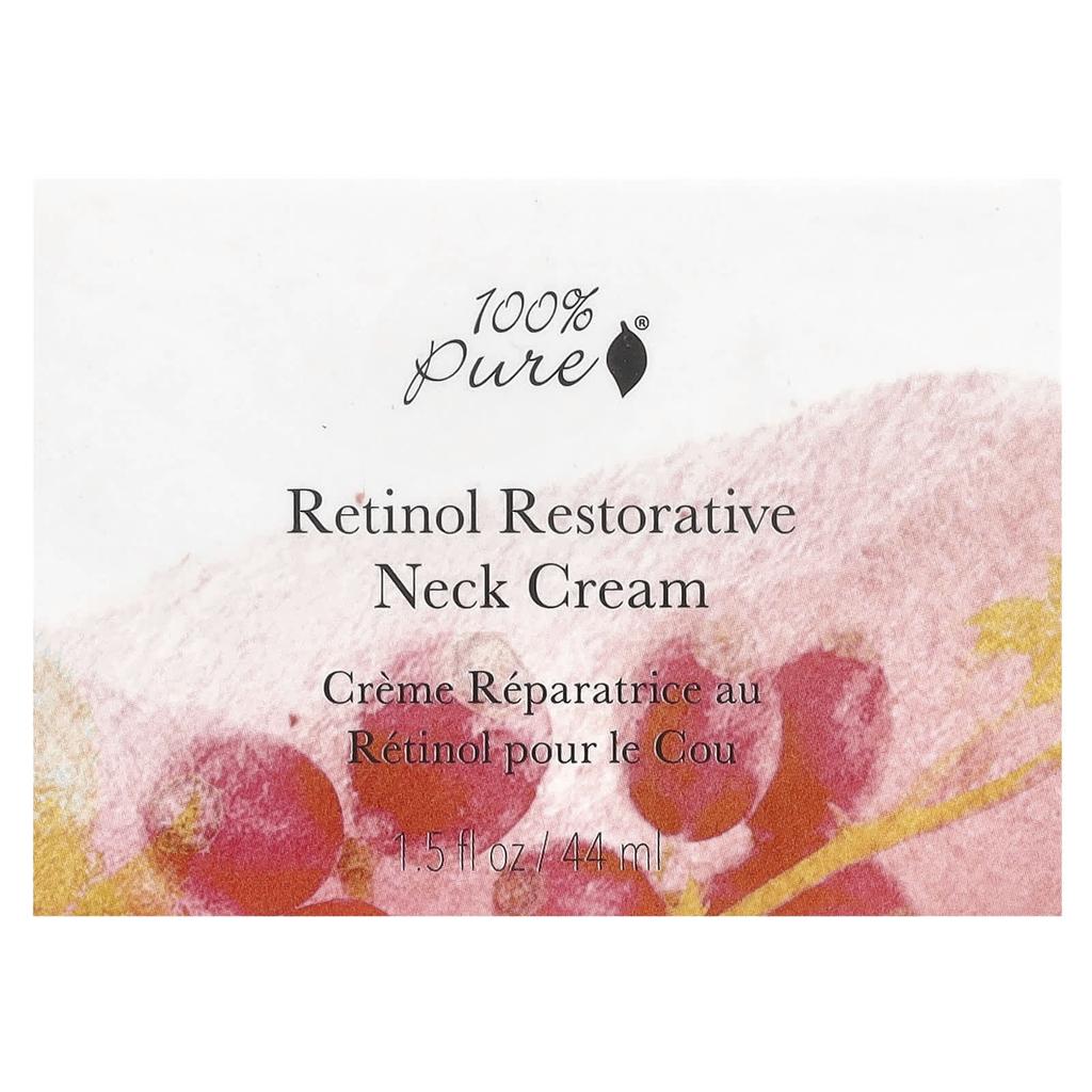 100% Pure, Retinol Recovery Neck Cream, 44 Ml (1.5 Fl Oz)