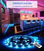 USB 5V RGB LED Strip Light with 24-Key Remote, Stepless Dimming for TV and Indoor Use