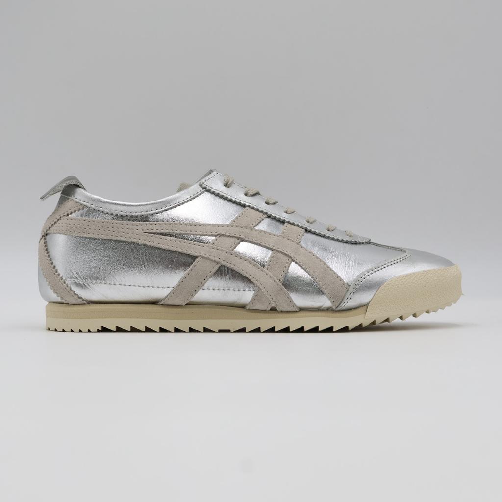 1182A467-020 Onitsuka Tiger Mexico 66 Deluxe Silver Piedmont Grey (Women's)