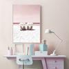 Rowboat Leaf Pink Sea Beach Shell Parasol Nordic Posters And Prints Wall Art Canvas Painting Wall Pictures For Living Room Decor