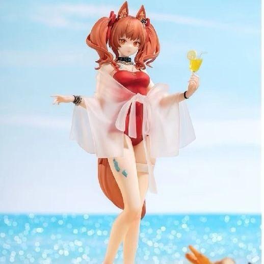 

Game Arknights Shining Jane Jackson Angelina Lizzie Waterworth Girl Pvc Action Figure Model Collection Toy 17cm no box