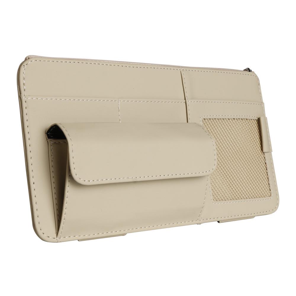 Car Sunshade Glasses, Document & Card Holder Storage Bag