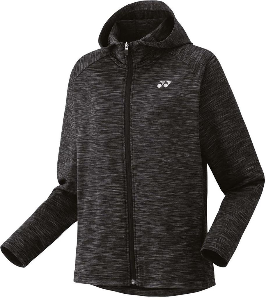Yonex Knit Black Women's Warm-Up Hoodie, 58114, (007)